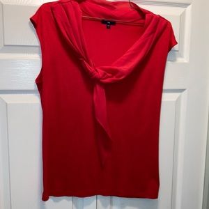 GAP Red shirt with neck scarf style, Size L